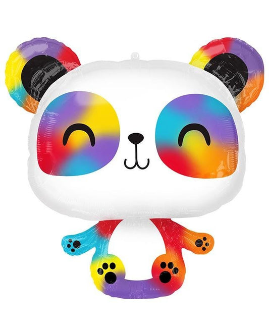 Panda Rainbow Supershape Balloon - 24" x 24" Foil