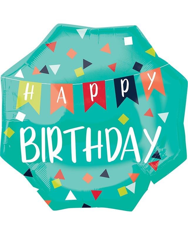 Reason to Celebrate Supershape Balloon - 22" x 22" Foil