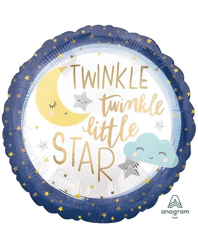 Twinkle Little Star Balloon - 18" Foil