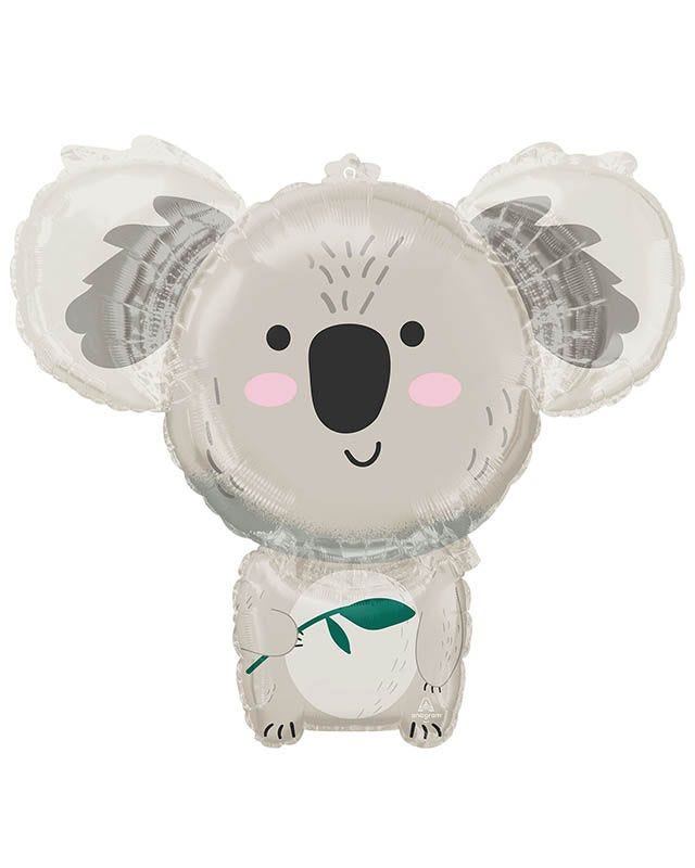 Get Wild Koala Super Shape Foil Balloon 71cm x 63cm