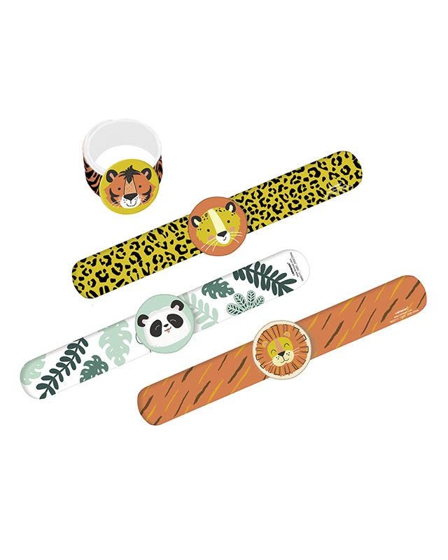 Get Wild Assorted Animal Wristbands (4pk)