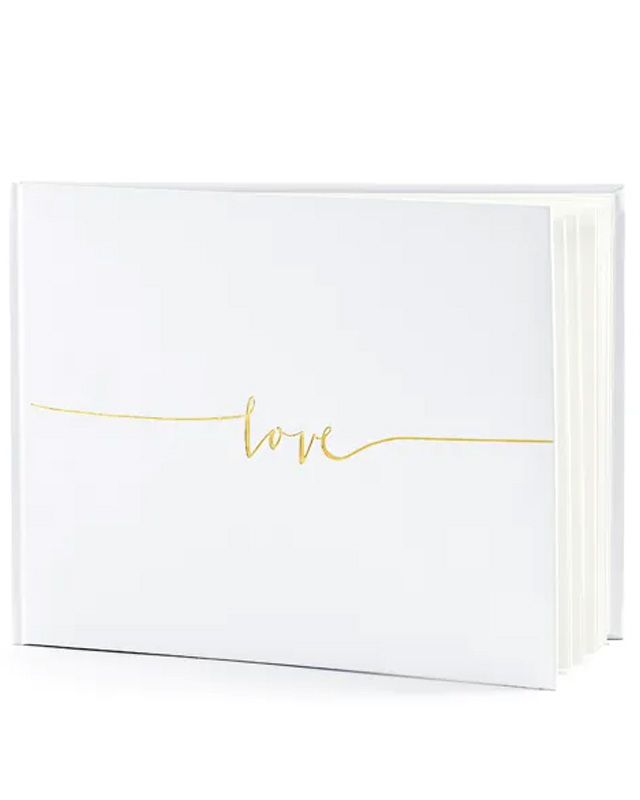 Ivory Guest Book - 24cm x 18.5cm