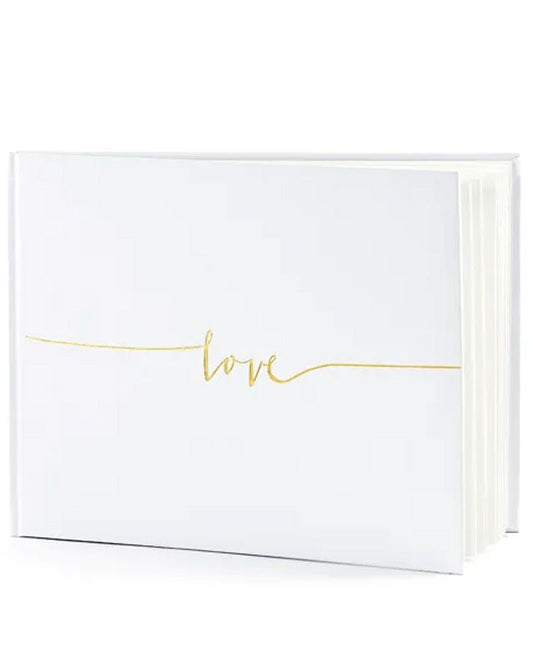 Ivory Guest Book - 24cm x 18.5cm