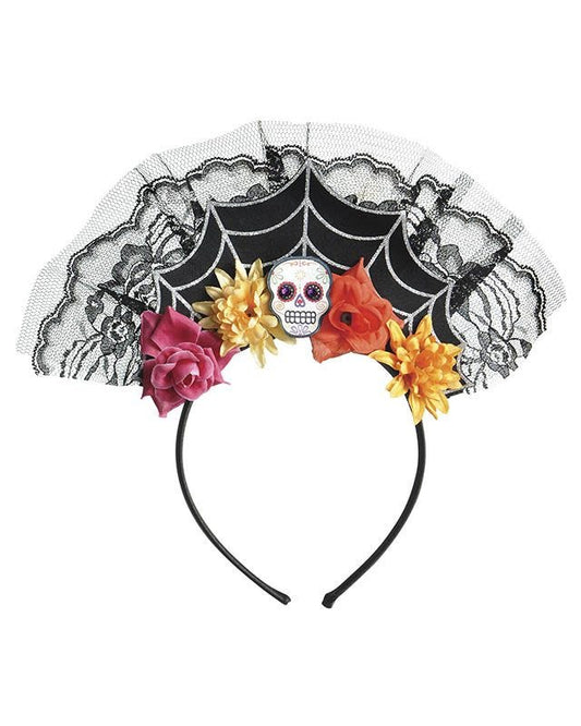 Day of the Dead Fan Headband