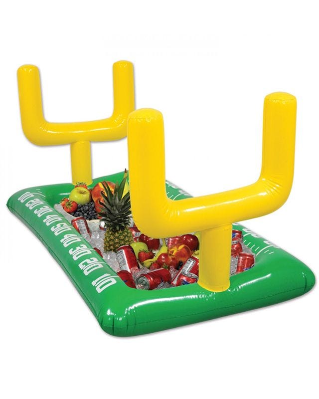 Inflatable Football Field Buffet Cooler