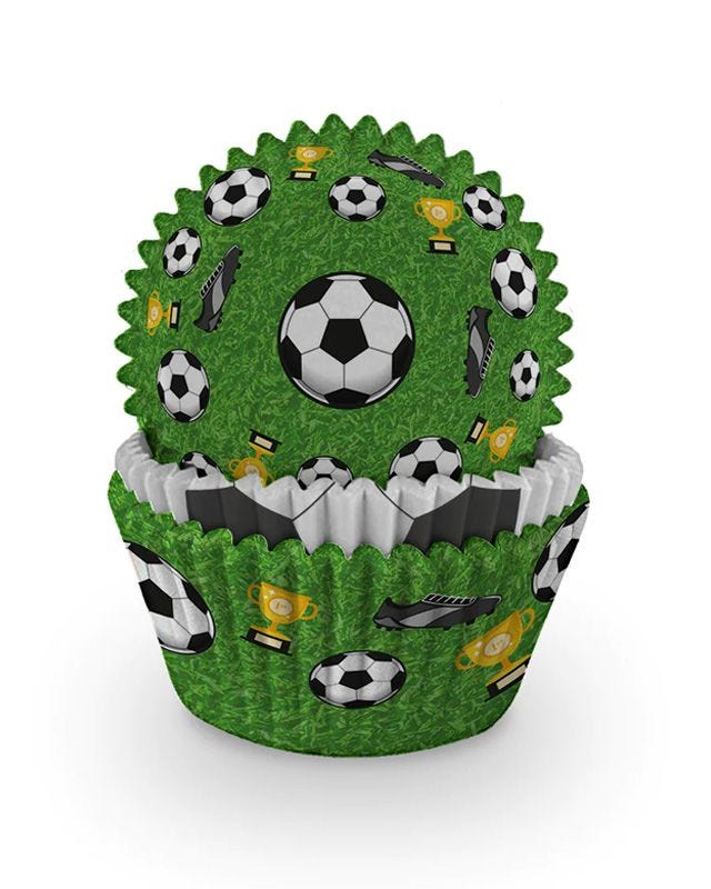 Football Cupcake Cases (75pk)