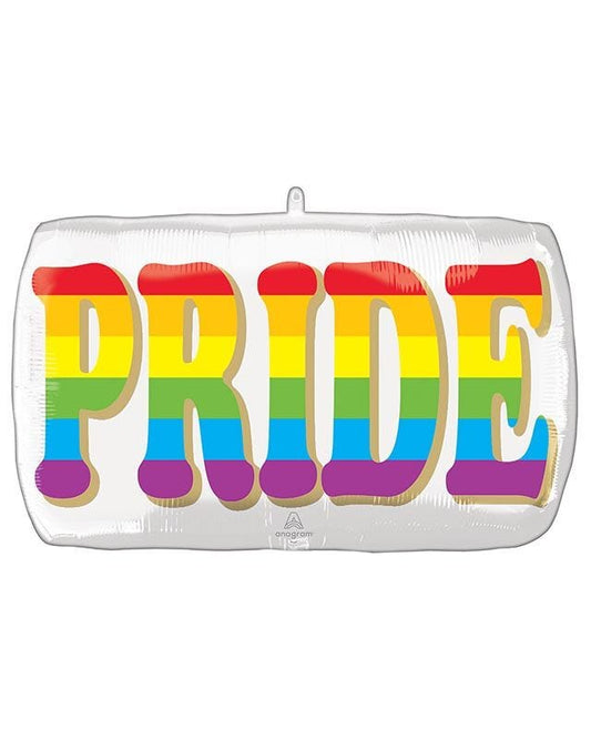 Pride Rainbow Supershape Balloon - 28" x 17" Foil