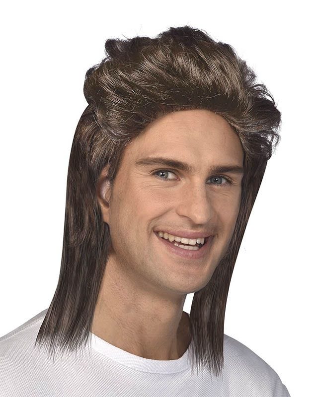 Brown Mullet Wig