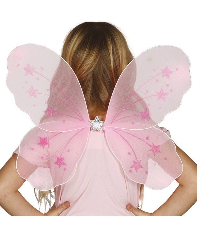 Pink Fairy Wings - 46 x 34cm