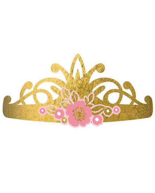 Princess for a Day Paper Tiaras (8pk)