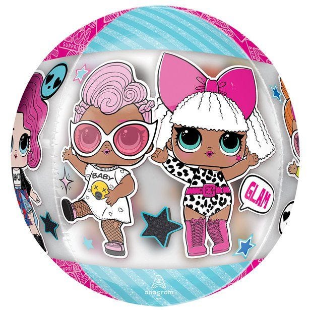 LOL Surprise Glam Diva Orbz Balloon - 15"