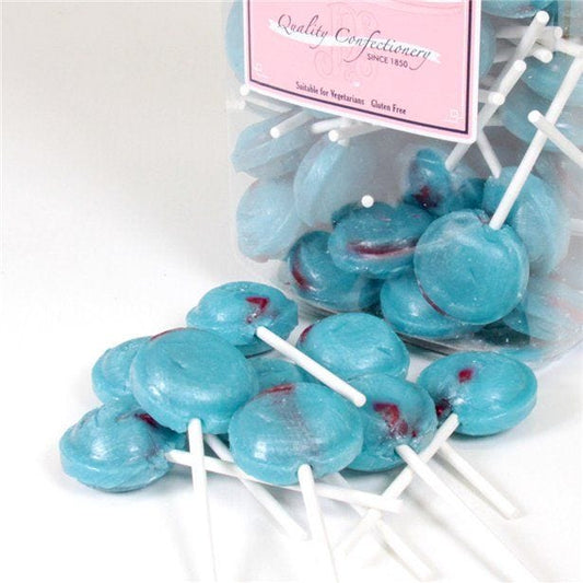 Blue Bubblegum Flavour Lollipops x90