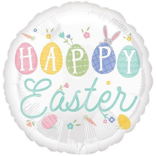 Pastel Happy Easter - 18" Foil Balloon