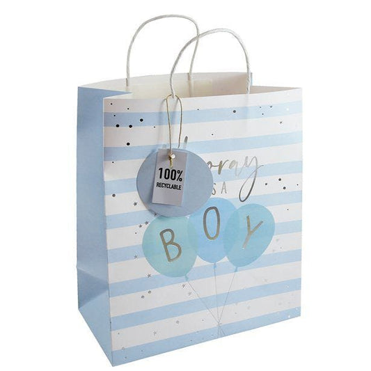 Hooray It's A Boy Large Gift Bag