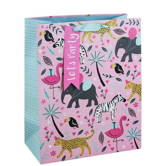 Pink Jungle Large Gift Bag