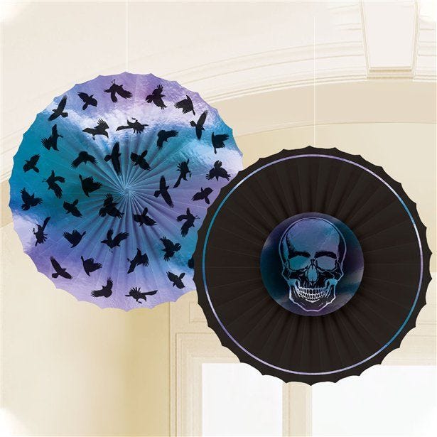 Boneshine Fever Paper Fans (3pk)