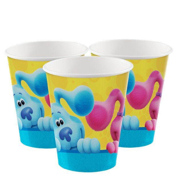 Blue's Clues Paper Cups - 250ml (8pk)